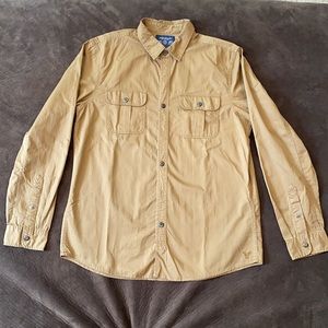 Tan long sleeve button up